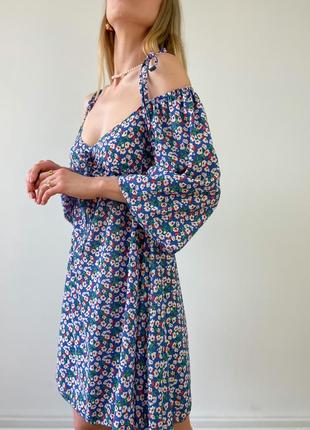Шифонова сукня міні в стилі бебі-долл10 фото