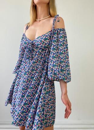 Шифонова сукня міні в стилі бебі-долл9 фото