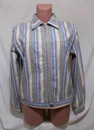 Куртка жакет джинсова легка'saint james' франція 46-48р