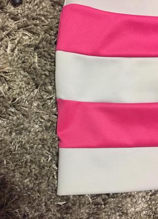 Нова(новая) стильна(стильная) коротка спідниця (юбка) . дешево розовая2 фото