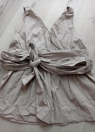 Блузка топ з бантом