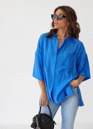 Фантастична сорочка оверсайз туреччина рукав 3/4