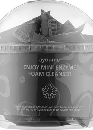 Пінка для вмивання з ензимом ayoume enjoy mini enzyme foam cleanser