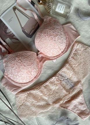 Бюстик трусики комплект victoria's secret оригінал