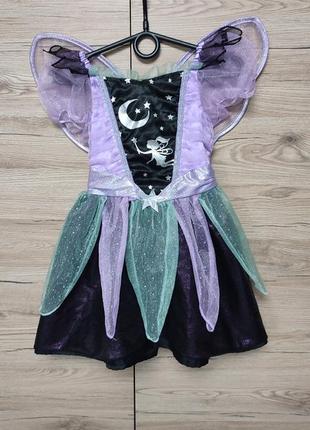 Дитячий костюм, сукня метелик, метелик, фея, ніч, відьма, відьма на 2-3 роки1 фото