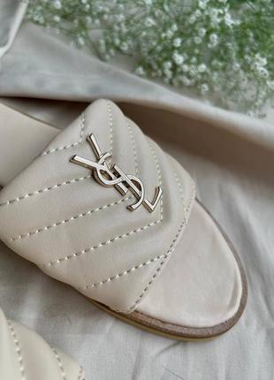 Шльопанці в стилі yves saint lourent8 фото