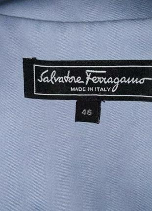 Salvatore ferragamo дизайнерское платье италия платье на запах, платье- миди5 фото