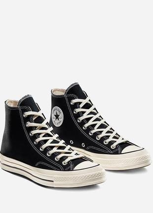 Кеди converse chuck 70 classic high 162050c black текстиль6 фото