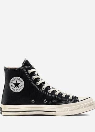 Кеди converse chuck 70 classic high 162050c black текстиль2 фото