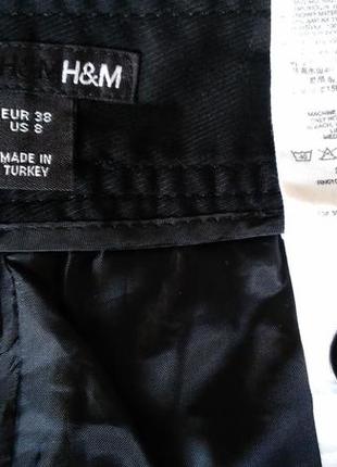 🌸базовая коттонновая  джинсовая юбка  черного цвета,h&m м5 фото