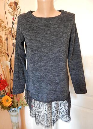 Кофта с французским кружевом