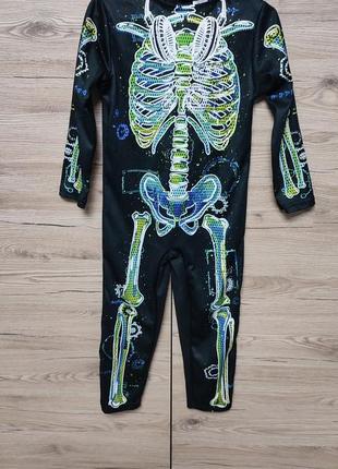 Дитячий костюм скелет на 3-4 роки