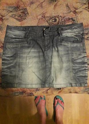 Юбки джинсовые разные.4 фото