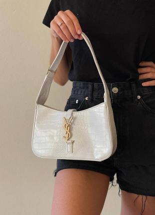 Сумка ysl hobo white