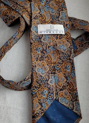 Givenchy галстук из натурального шелка. винтаж.3 фото