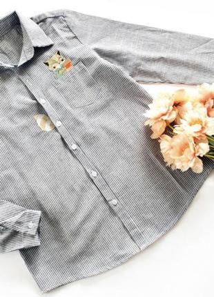 Рубашка-блуза с вышивкой