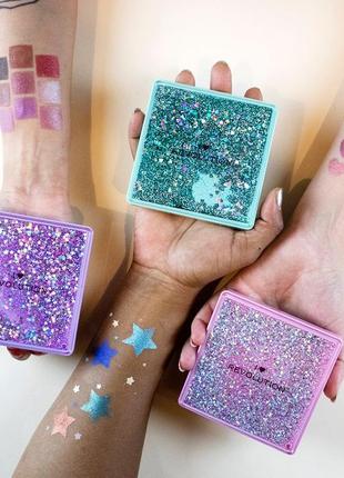 Палетка теней глиттеров i heart revolution fortune seeker