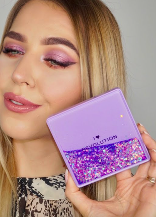 Палетка теней глиттеров i heart revolution fortune seeker