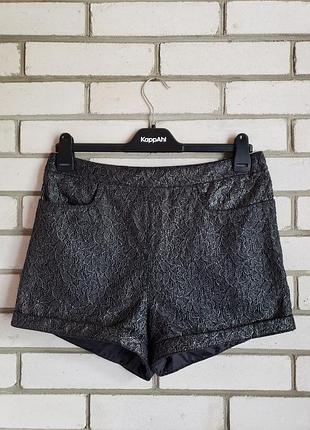 Шорти h&m чорні, мереживо 10-12 р-ра.