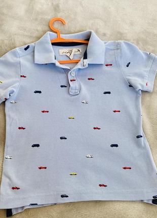 Голубок поло с машинками h&m