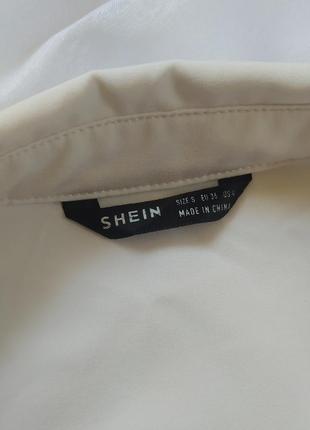 Сорочка в гусячу лапку від shein8 фото