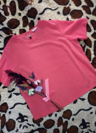 Женская блузка коралл2 фото