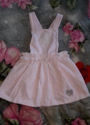 Дитяча спідниця сарафан на бретельках.