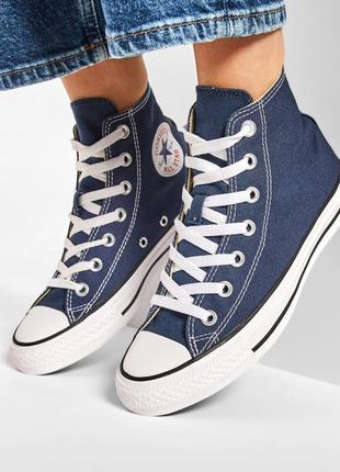 Кеди converse chuck taylor all star m9622 39(6)(р)  navy унісекс1 фото