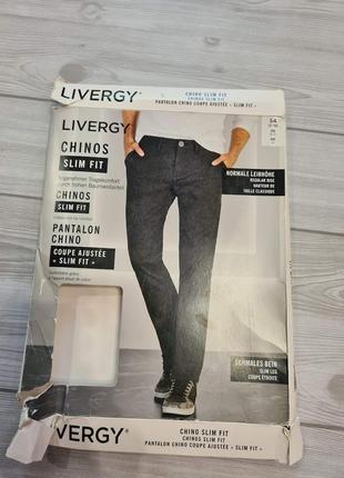 Брюки коттоновые брюки chino livergy нижняя3 фото