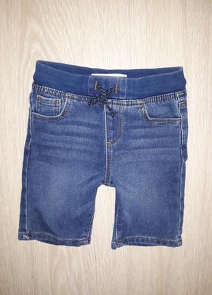М'які, джинсові шорти denim co на 3-4 роки
