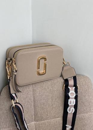 Женская сумка шопер клатч marc jacobs beige1 фото