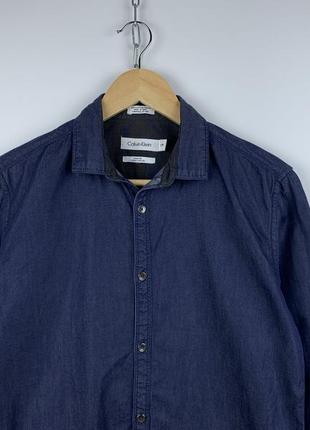Мужская джинсовая рубашка calvin klein 6