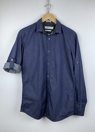 Мужская джинсовая рубашка calvin klein 3