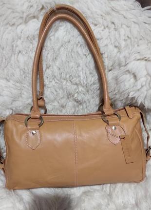 Женская удобная кожаная сумка2 фото