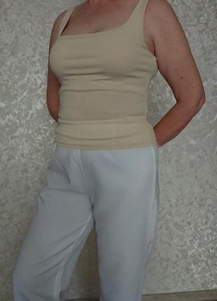 Білі літні брюки