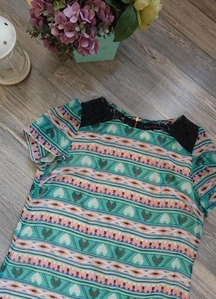 Женское летнее платье сарафан с молнией и кружевом размер 44/465 фото