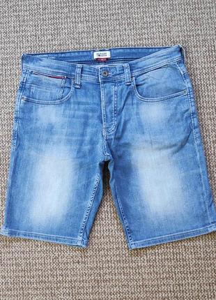 Tommy hilfiger джинсовые шорты оригинал (w33 - l)