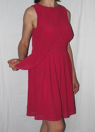 Оригинальное шифоновое платье р.12