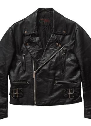 Раритетная винтажная куртка косуха 70-х grand prix leathers punk jacket made in england1 фото