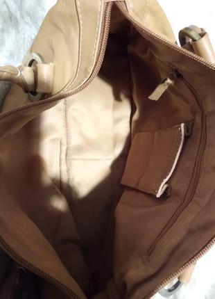 Женская удобная кожаная сумка3 фото