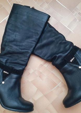 Чоботи чорні foletti