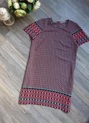 Женское летнее платье свободного фасона размер 44/461 фото