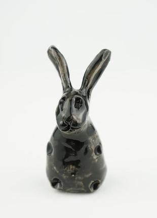 Статуетка кролика 2023 чорного фигурка кролика gift rabbit black2 фото
