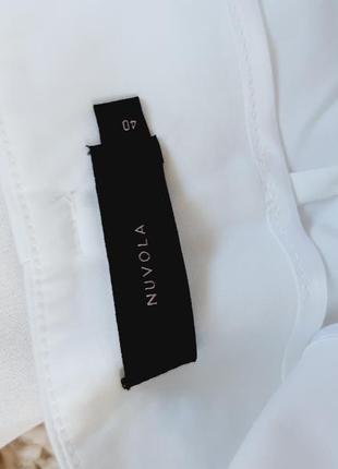Шикарная летняя юбка миди в бело/бежевых тонах ,nuvola/италия,  р. xs- s7 фото
