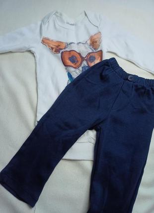 Дитячий костюм футболка і штани. штани. дитячий бодік1 фото
