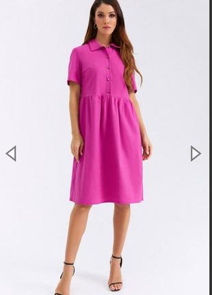 Барби платье льняное сукня льняна сорочка трендового кольору стильне лляне плаття сорочка