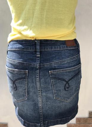 Стильна джинсова спідниця4 фото