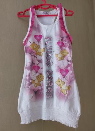 Детское платье борцовка для девочки bo&bo