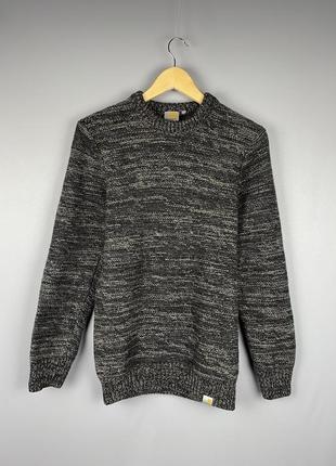 Carhartt wip accent sweater светр, кофта в'язаний шерстяний