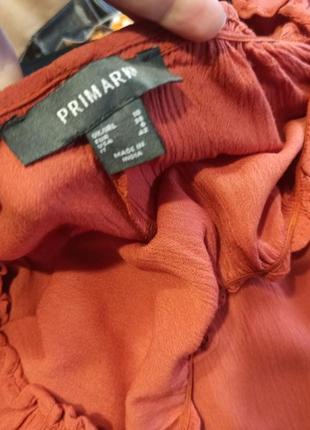 Легкая летняя блуза из вискозы primark5 фото